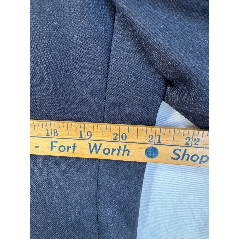 Jack Wills Blazer Sport Coat Jacket 100% Wool Mens XL‎ Navy Blue